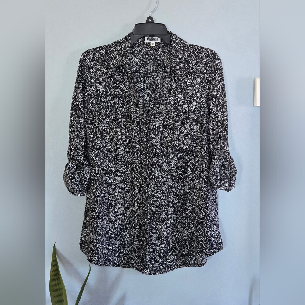 Black and White Women's Top